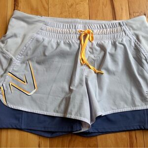 New Balance Women's Light Gray Running Shorts